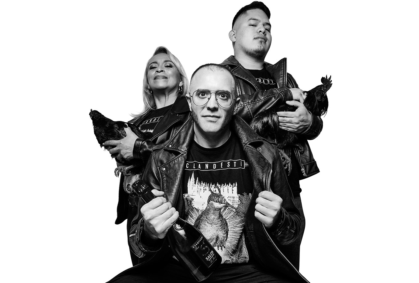 Luz, Pau and Ángel. Clandestí Taller Gastronòmic, Palma de Mallorca Luz, Pau and Ángel. Clandestí Taller Gastronòmic, Palma de Mallorca