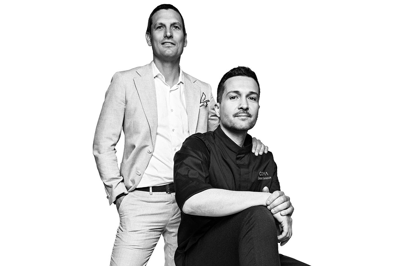 William and Daniele. Coya Beach Ibiza