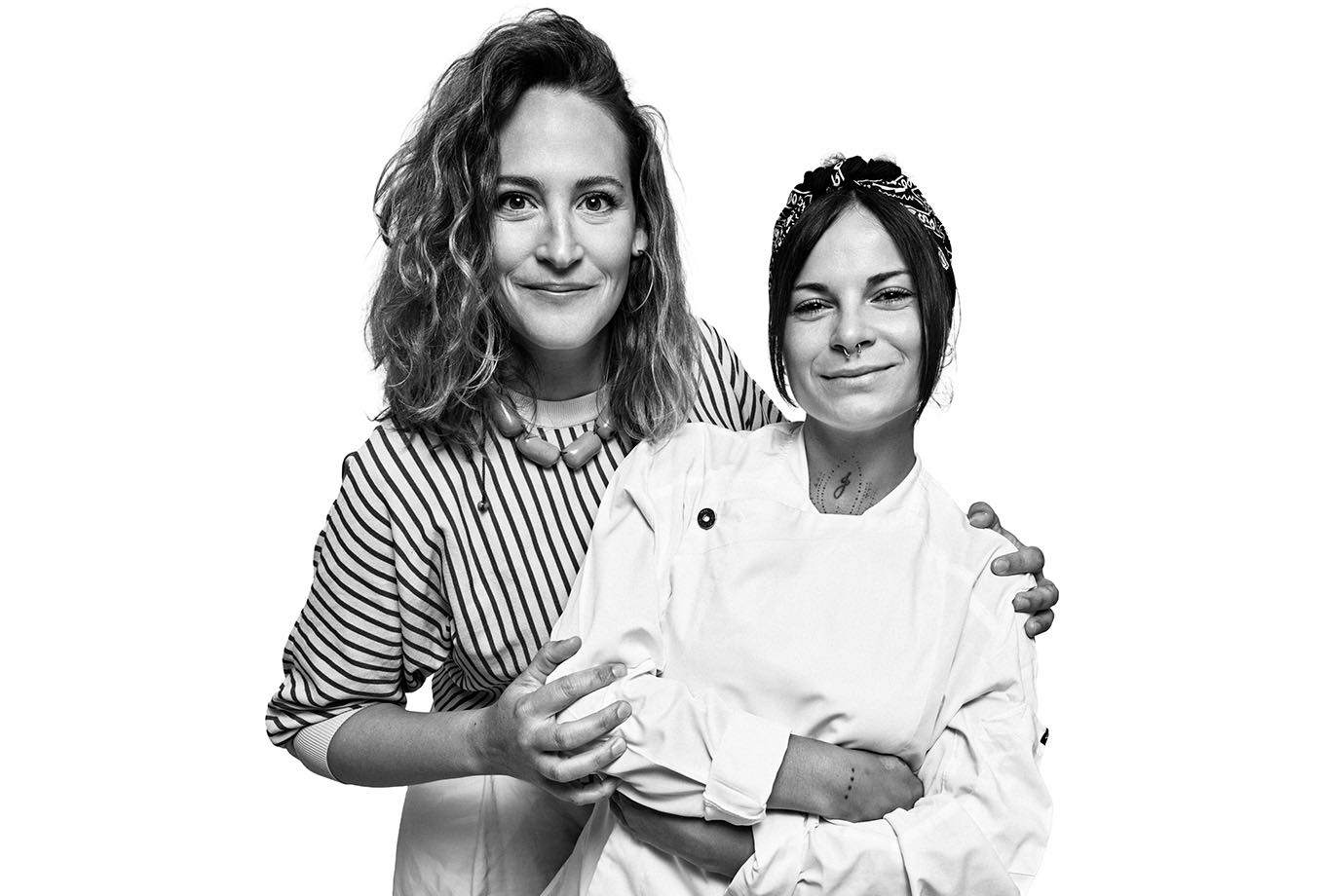 Jennifer and Sara. The team at Dunas de Formentera Restaurant