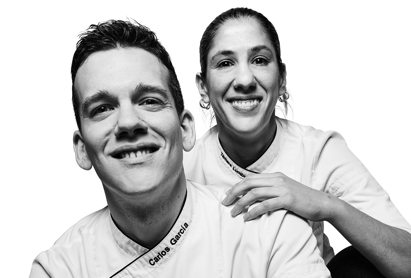 Carlos and Tamara. Ocre Restaurant team Carlos and Tamara. Ocre Restaurant team