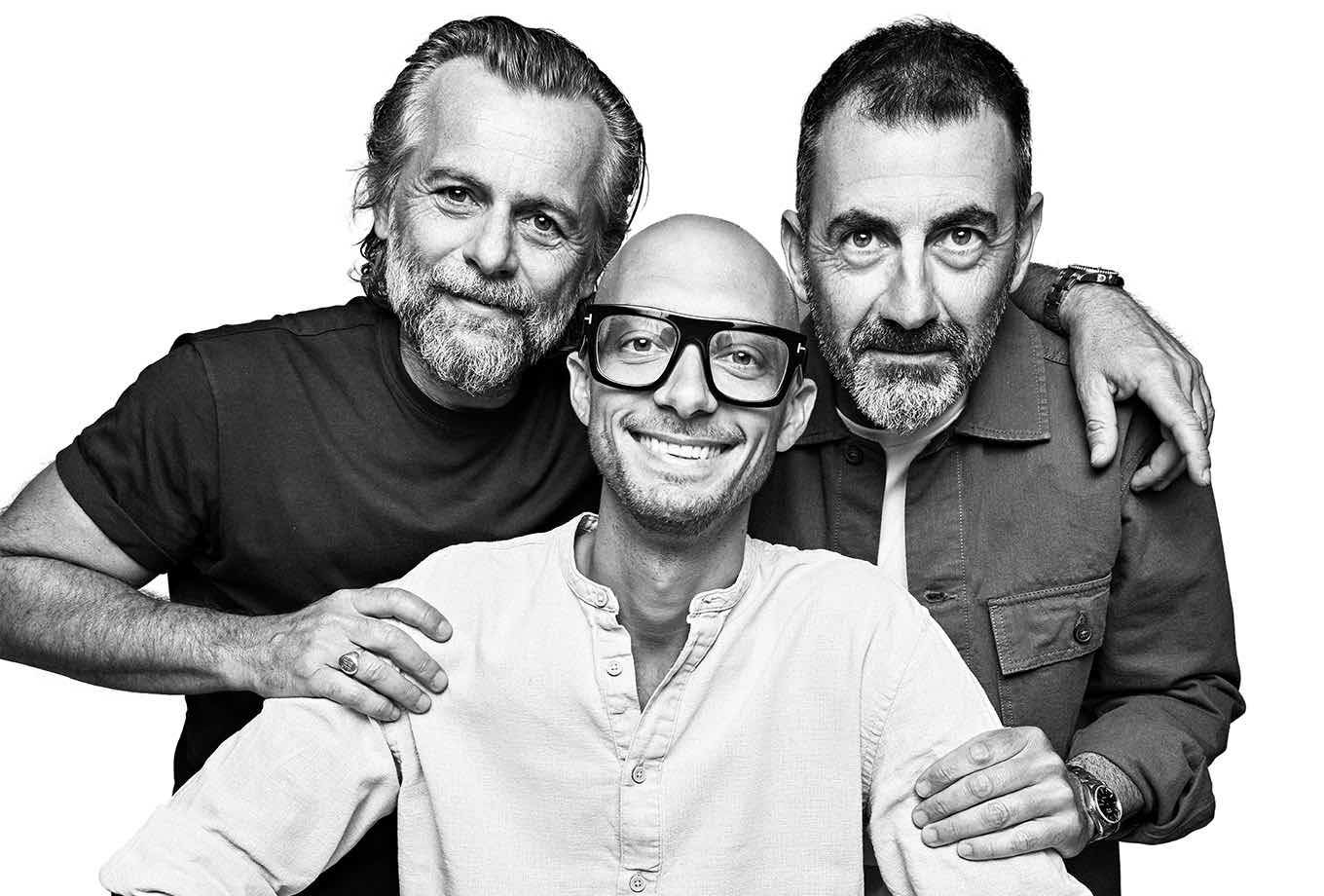 Roberto, Riccardo and Andrea, Room Service Ibiza team