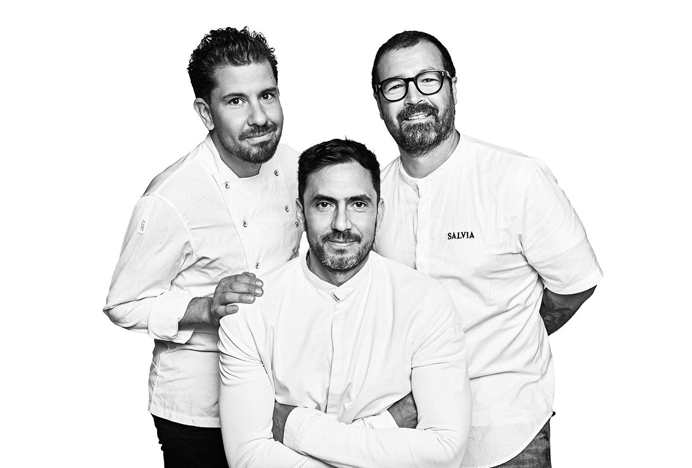 Juan, Francisco and Simón, Salvia restaurant team, Ibiza Juan, Francisco and Simón, Salvia restaurant team, Ibiza
