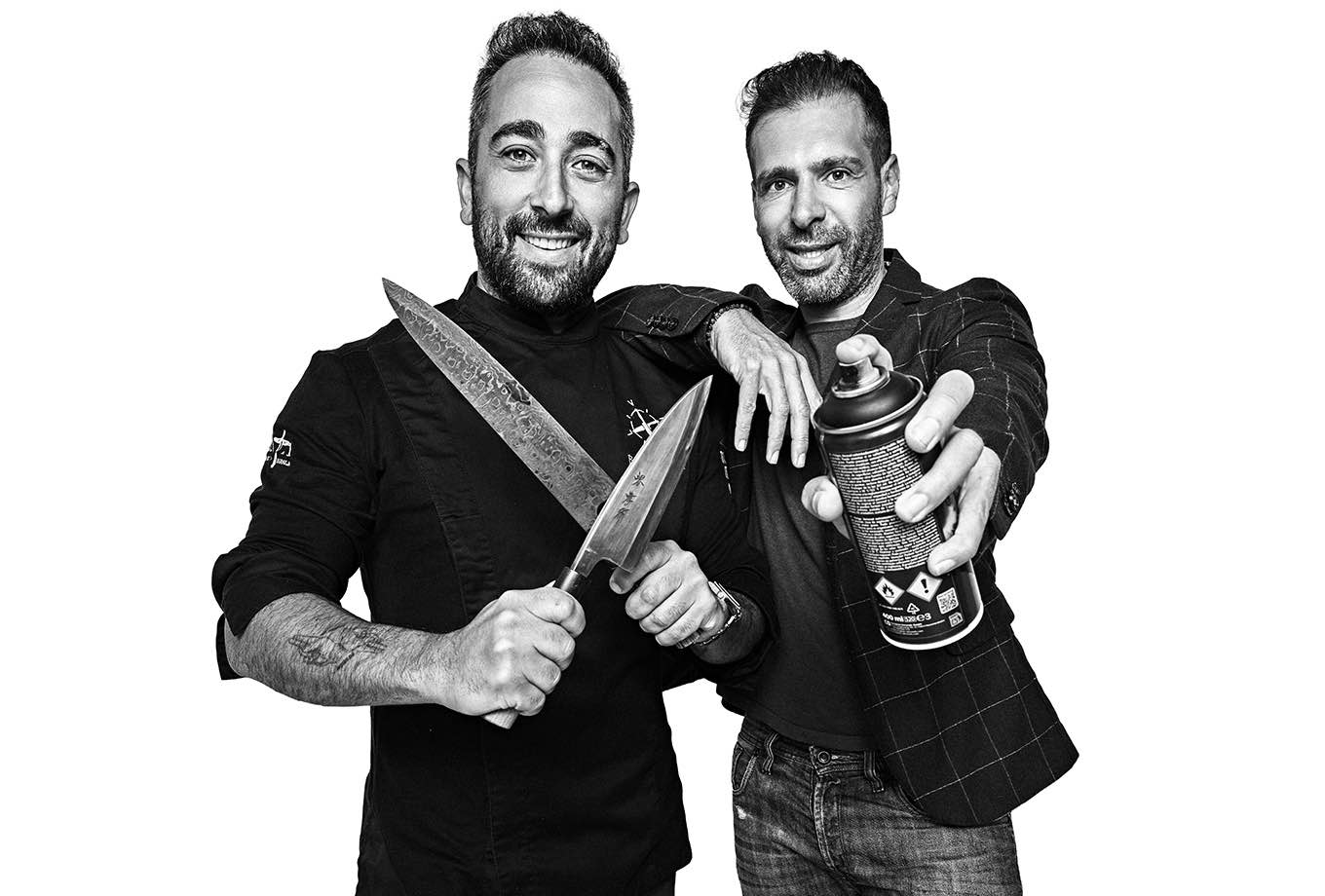 Bernabé and Sebastian. Vandal Restaurant team, Mallorca