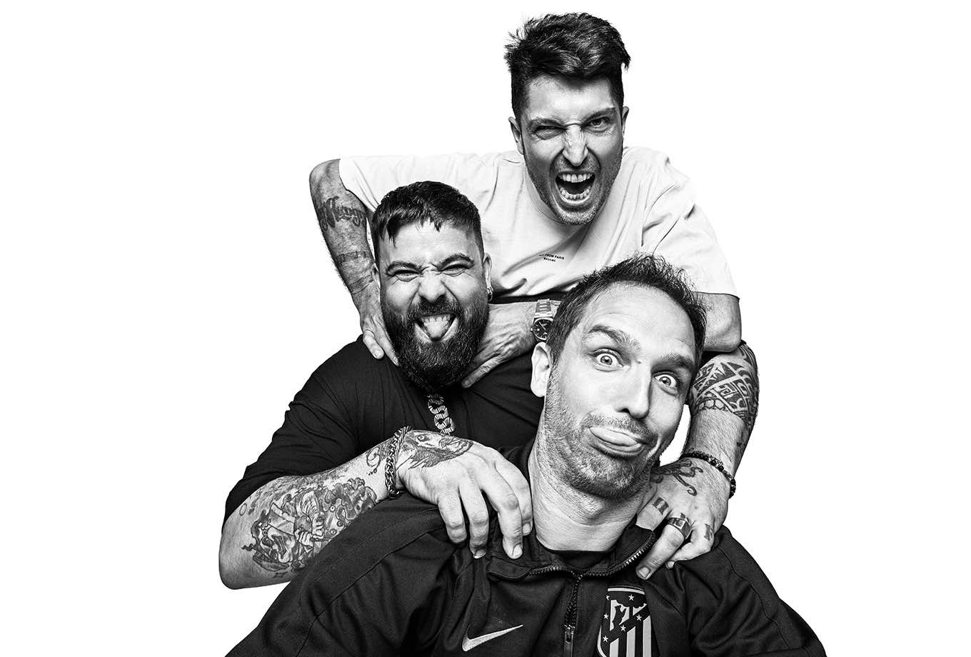 Gustavo, Juan y Arnau. Equipo restaurante Can Tina