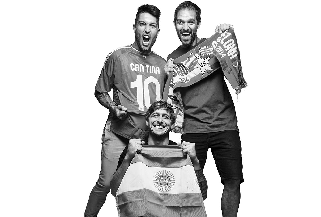 Gustavo, Juan and Mario. Can Tina Restaurant team