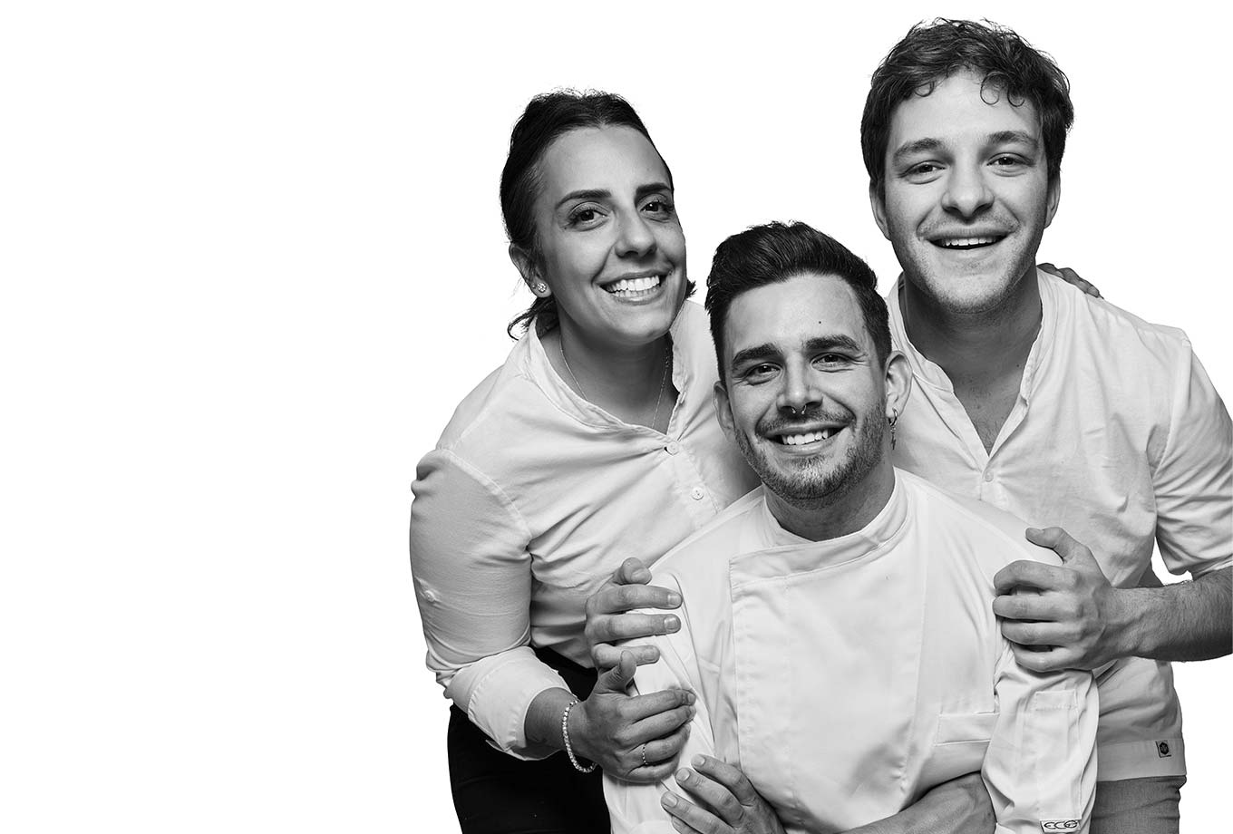Diana, Iván and Lucio. Sky by Five Flowers team Diana, Iván and Lucio. Sky by Five Flowers team