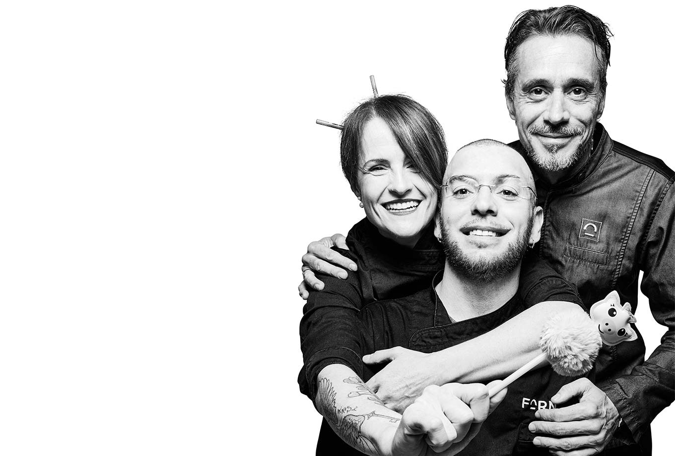 Jessica, Joan and Luis. Forn de sant Joan team, Mallorca Jessica, Joan and Luis. Forn de sant Joan team, Mallorca