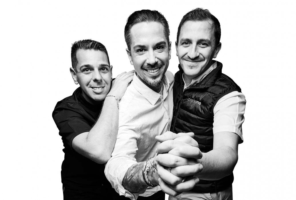 Johannes, Carmelo and José. Anssia Gastrobeach Club team, Palma de Mallorca Johannes, Carmelo and José. Anssia Gastrobeach Club team, Palma de Mallorca