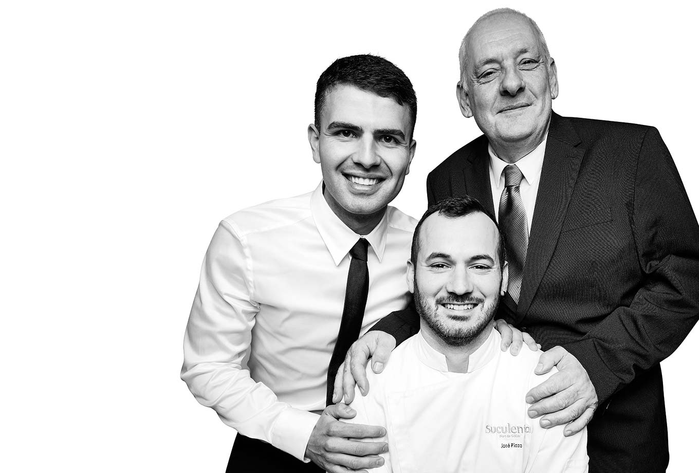 José, Joan and Salvador. Suculenta Port de Sóller Restaurant. Mallorca José, Joan and Salvador. Suculenta Port de Sóller Restaurant. Mallorca
