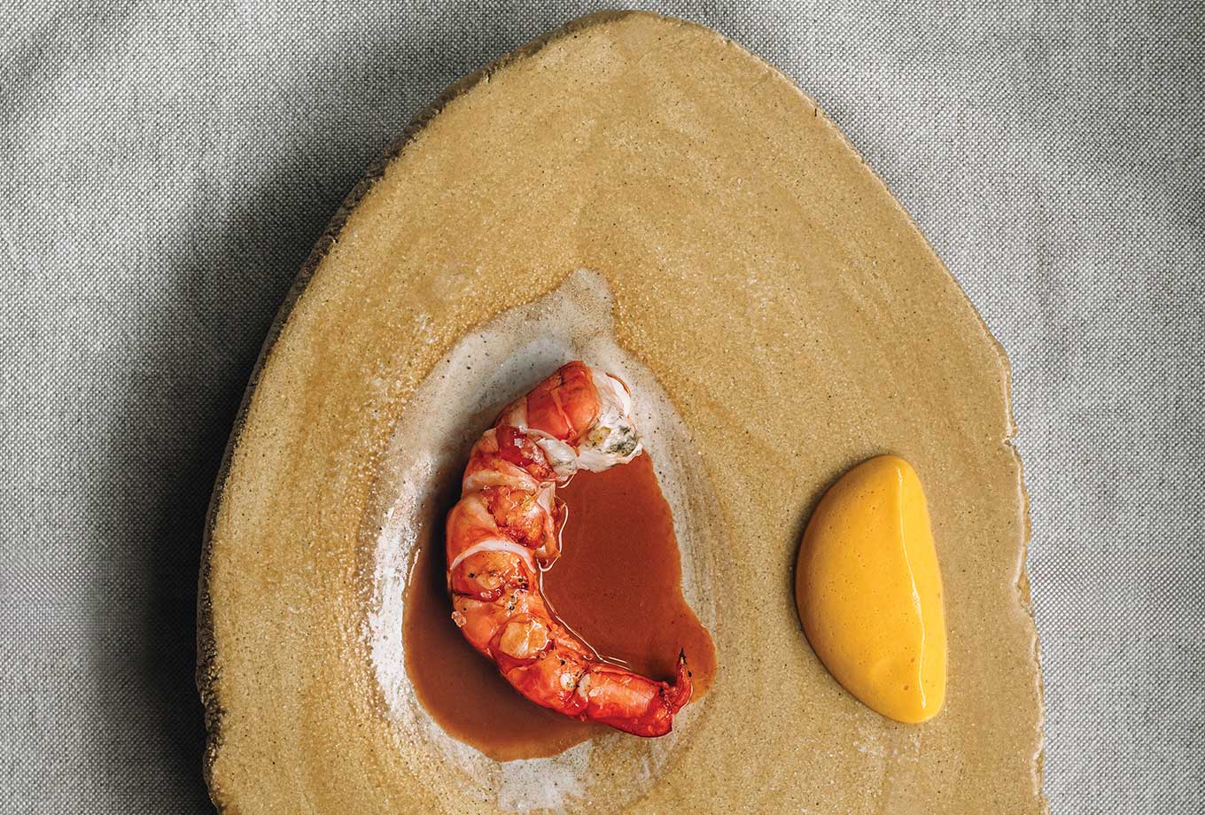 Prawn. Restaurant Kappo, Cascais, Lisbon Prawn. Restaurant Kappo, Cascais, Lisbon