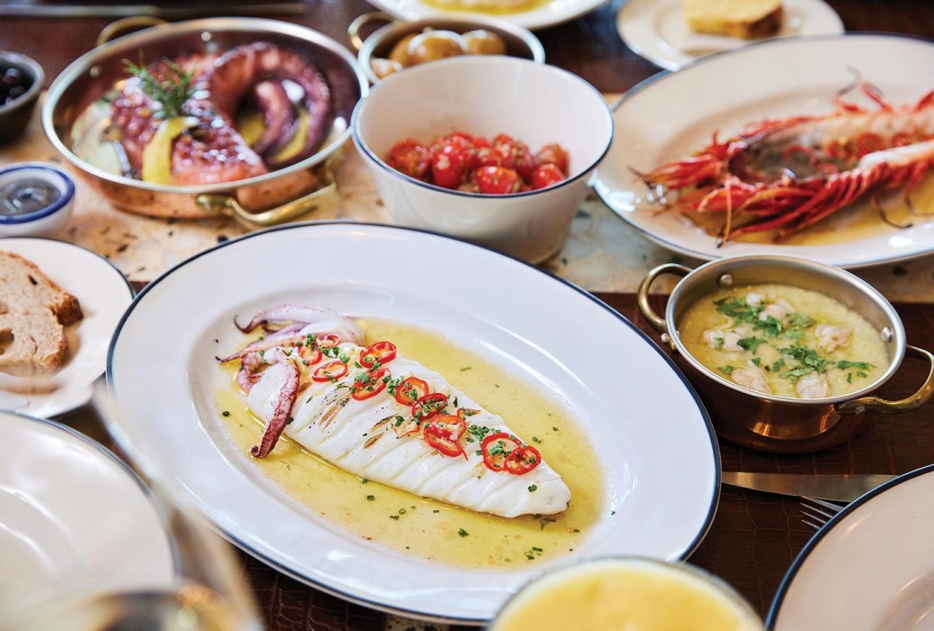 Squid in Maré sauce. Restaurante Maré. Cascais