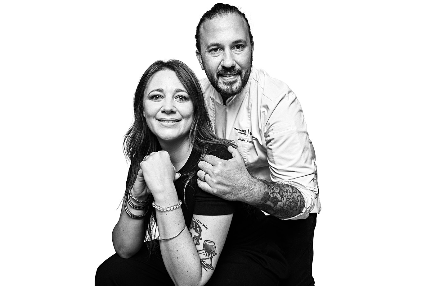 Marion y Javier. Restaurante OSMA - Table Française. Mallorca