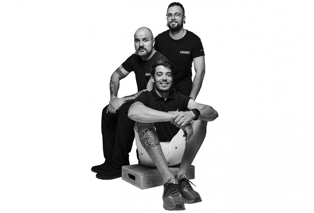 Martí, Sergio and Marc. Can Martí team, Formentera Martí, Sergio and Marc. Can Martí team, Formentera