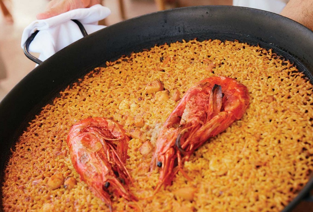 Seafood Paella. Beso Beach Mallorca Seafood Paella. Beso Beach Mallorca