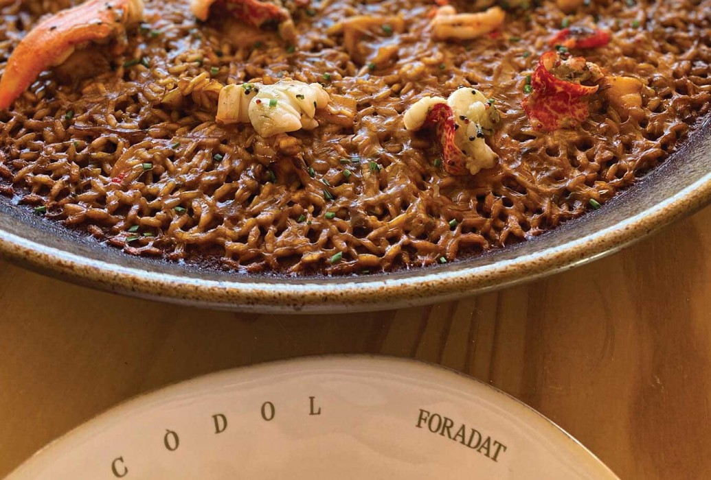 Paella. Restaurante Es Còdol Foradat. Formentera