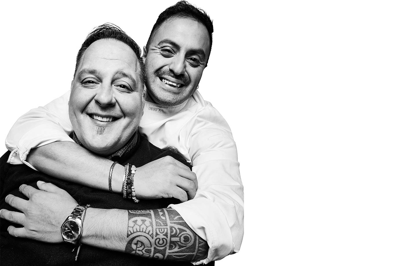 Pep Lluis and Diego, Barretes Restaurant team, Mallorca