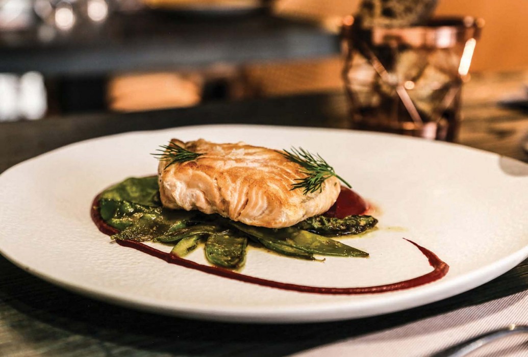 Fish dish. Forn de sant Joan Restaurant, Mallorca Fish dish. Forn de sant Joan Restaurant, Mallorca