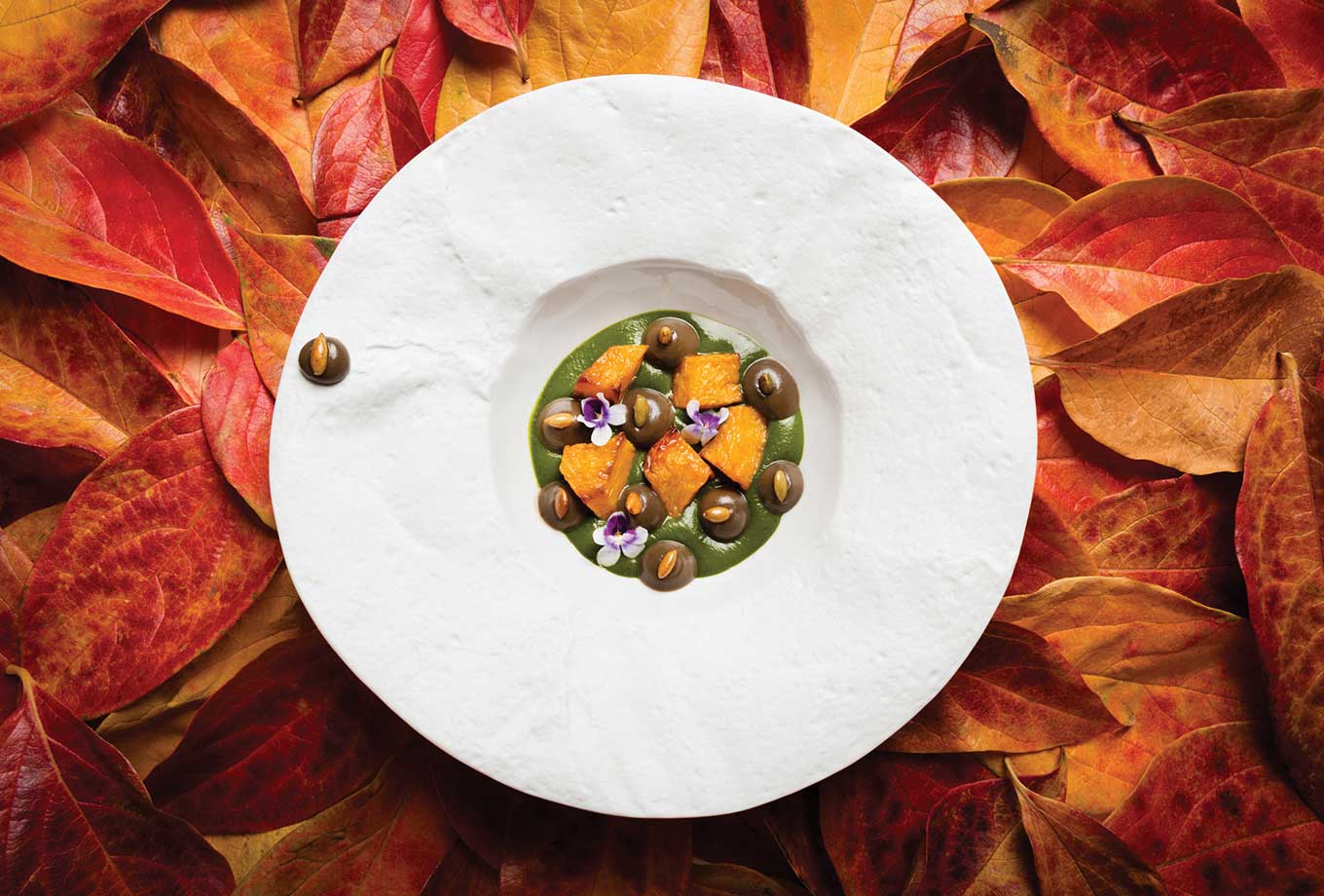 Pumpkin. DaiCa Restaurant. Mallorca Pumpkin. DaiCa Restaurant. Mallorca