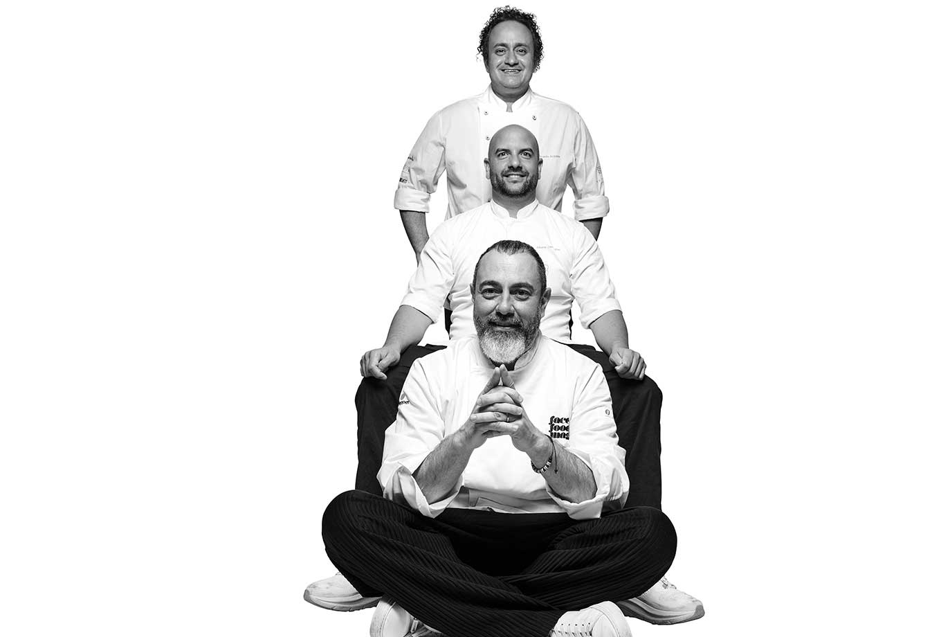 Rafa, Alberto and Ricardo. Casa Jonda restaurant team, Ibiza Rafa, Alberto and Ricardo. Casa Jonda restaurant team, Ibiza