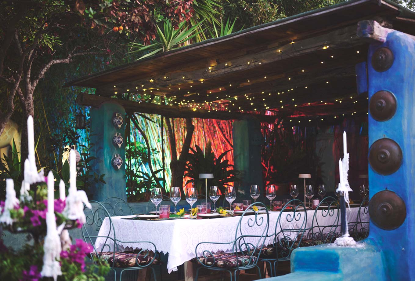 Terrace. A Mi Manera Ibiza restaurant Terrace. A Mi Manera Ibiza restaurant