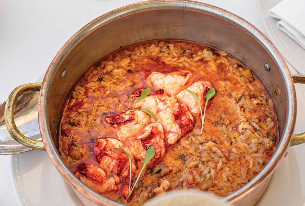 Lobster rice.Restaurant ÀCosta by Olivier, Lisbon Lobster rice.Restaurant ÀCosta by Olivier, Lisbon