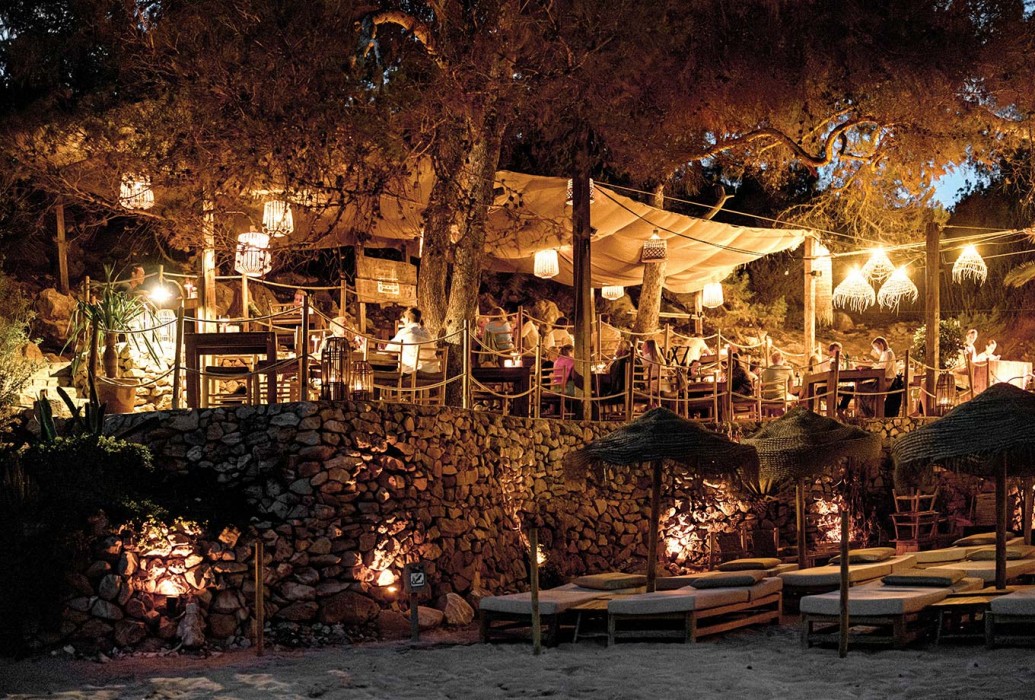 Cala Gracioneta restaurant Arbor. Ibiza Cala Gracioneta restaurant Arbor. Ibiza