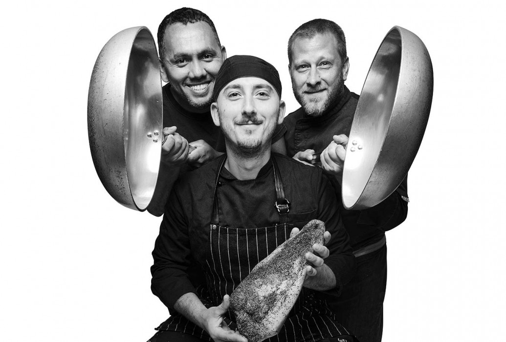 Riccardo, Dario and Miguel. El Gioviale team, Formentera Riccardo, Dario and Miguel. El Gioviale team, Formentera