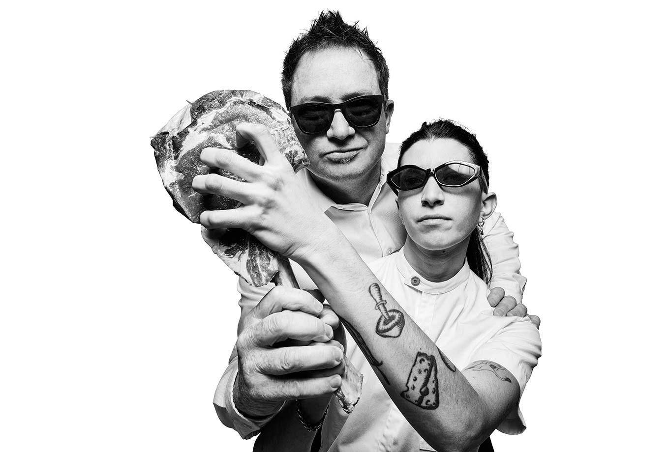 Sebastián and Candela. La Universal restaurant team, Mallorca Sebastián and Candela. La Universal restaurant team, Mallorca