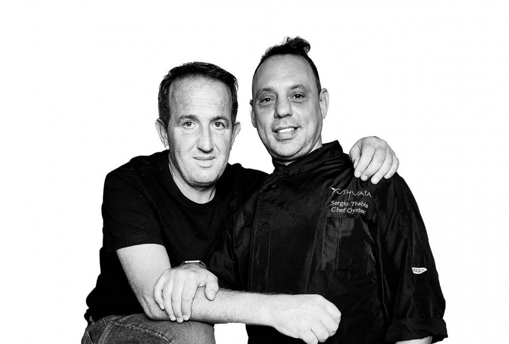 Sergio Trabia y Bartolo Muñoz. The Oyster & Caviar Bar, Ibiza
