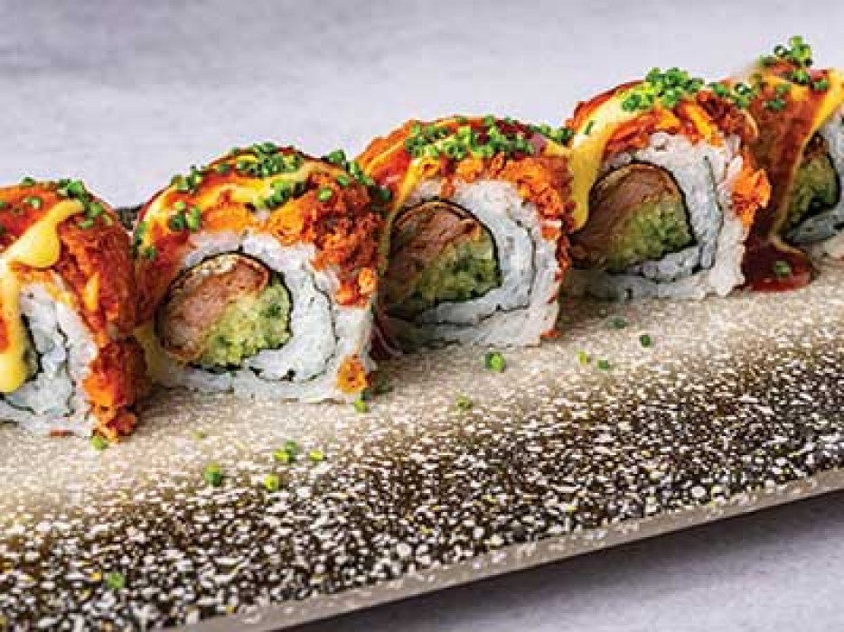Sushi. Maria 5 Beach Restaurant, Mallorca Sushi. Maria 5 Beach Restaurant, Mallorca