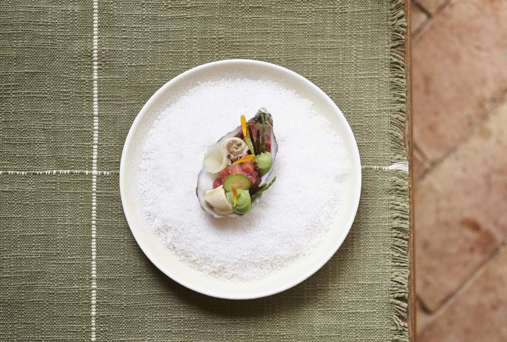 Bluefin tuna and oyster tartar. Partal Restaurant, Ibiza Bluefin tuna and oyster tartar. Partal Restaurant, Ibiza