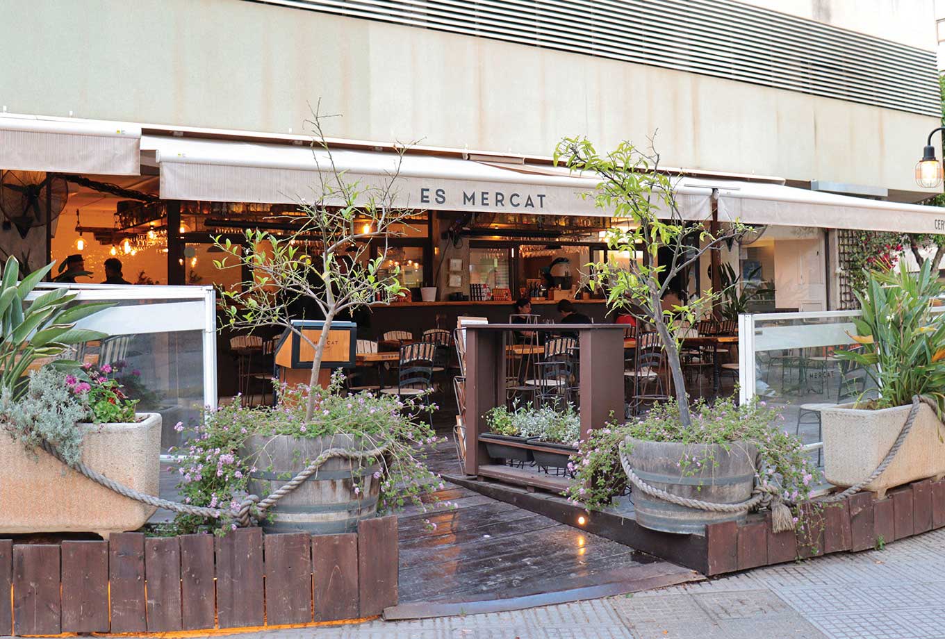 Es Mercat restaurant terrace, Ibiza