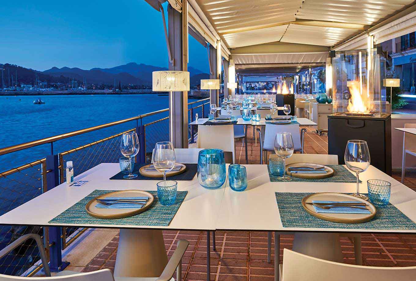 Latitud 39 Restaurante views. Mallorca