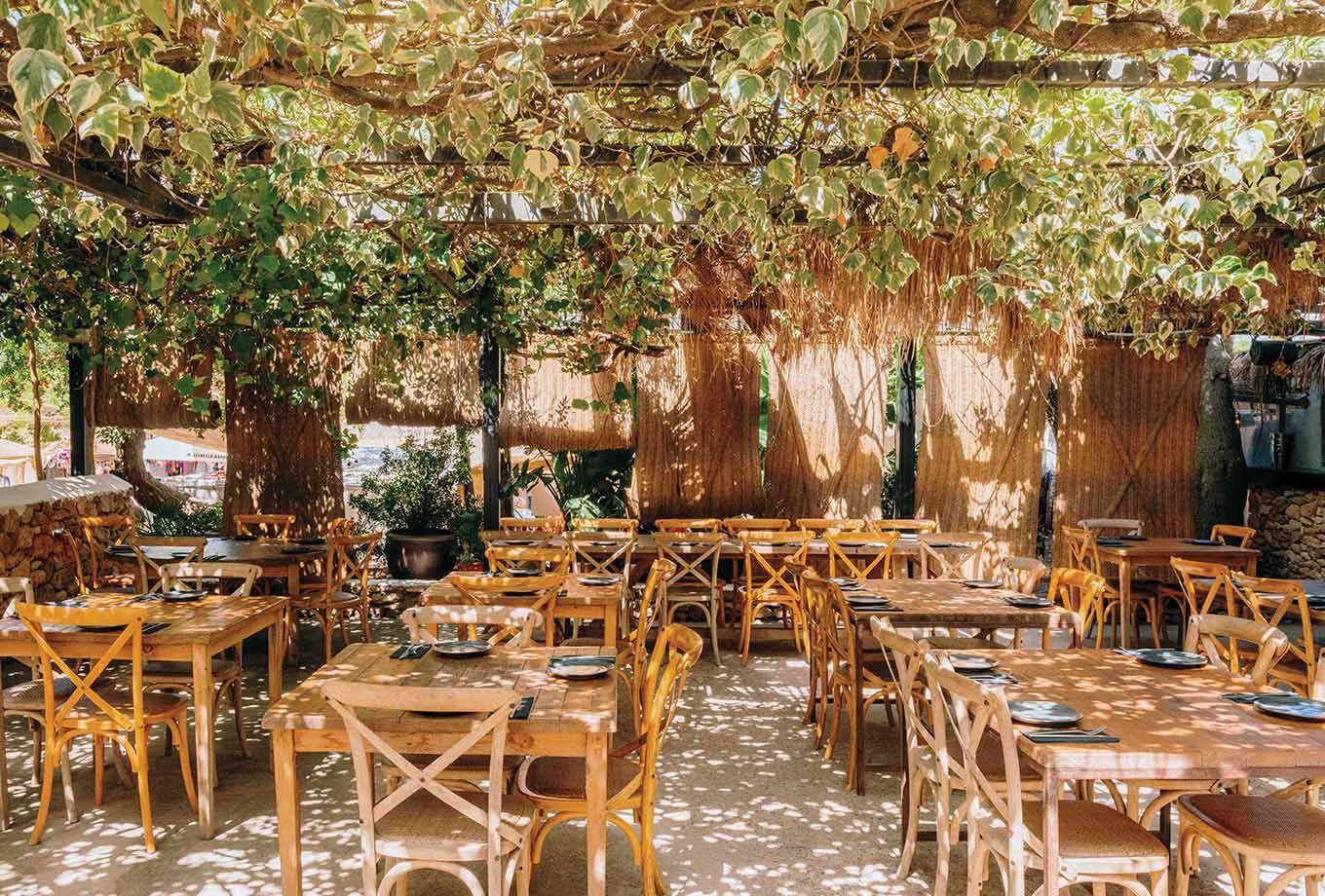 PaloSanto Ibiza Restaurant terrace PaloSanto Ibiza Restaurant terrace