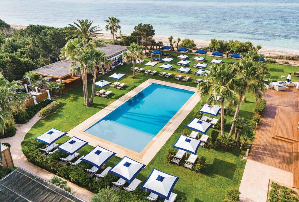 Gecko Hotel & Beach Club restaurant. Formentera Gecko Hotel & Beach Club restaurant. Formentera