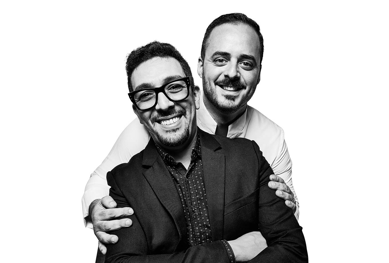 Xema and Sidi. Xalest restaurant, Palma de Mallorca