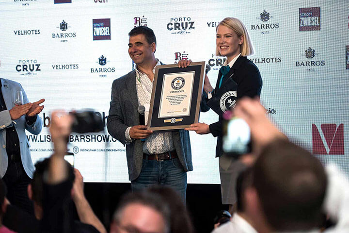 Récord Guinness de “la cata de vino de Oporto más grande del mundo
